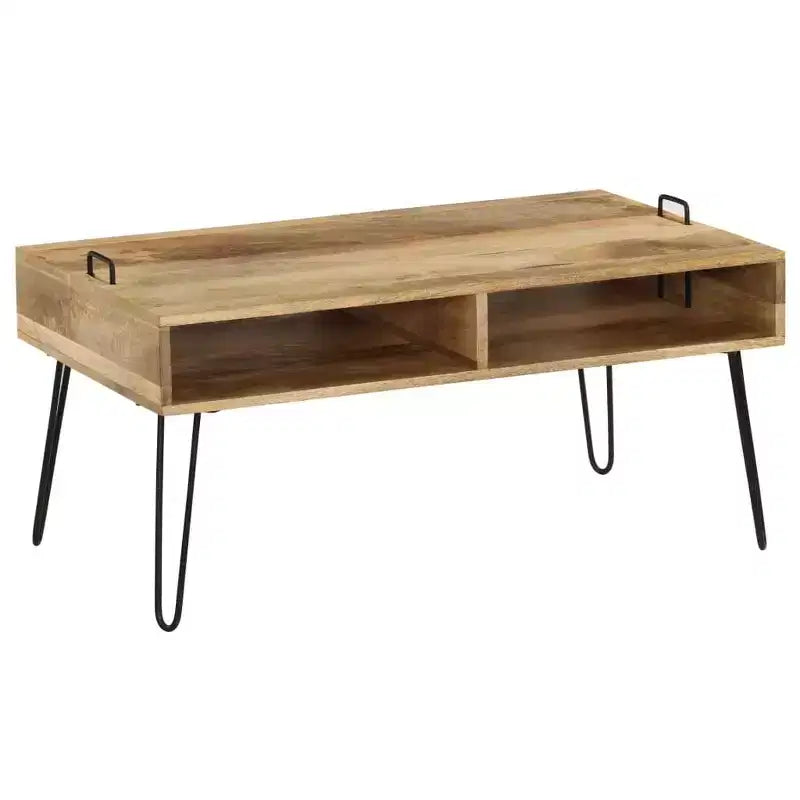 Table basse en bois de manguier massif 100x60x45 cm