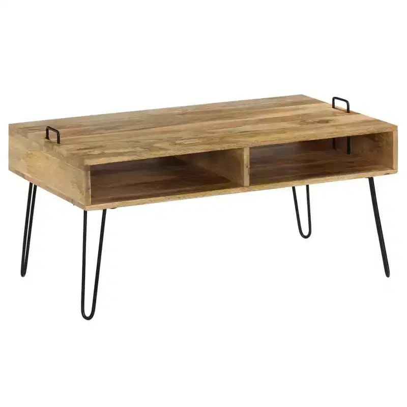 Table basse en bois de manguier massif 100x60x45 cm