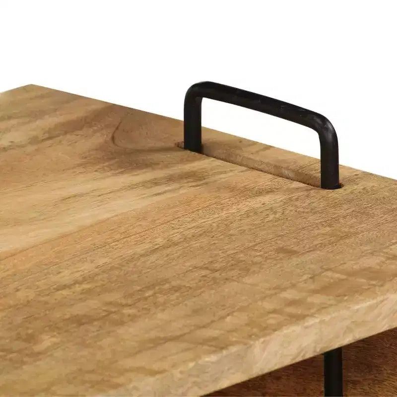 Table basse en bois de manguier massif 100x60x45 cm