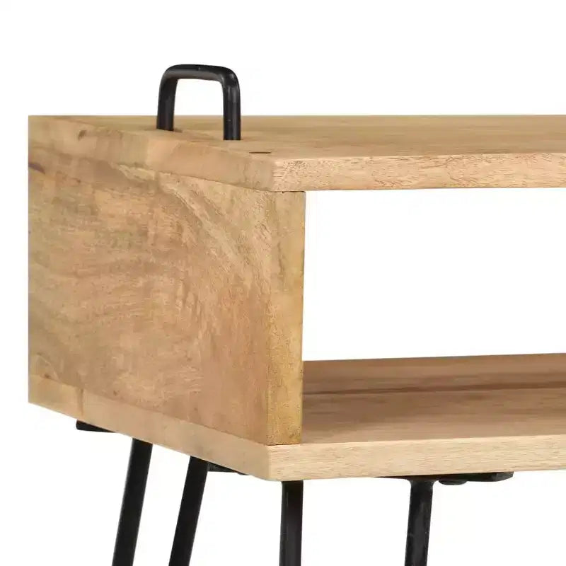 Table basse en bois de manguier massif 100x60x45 cm