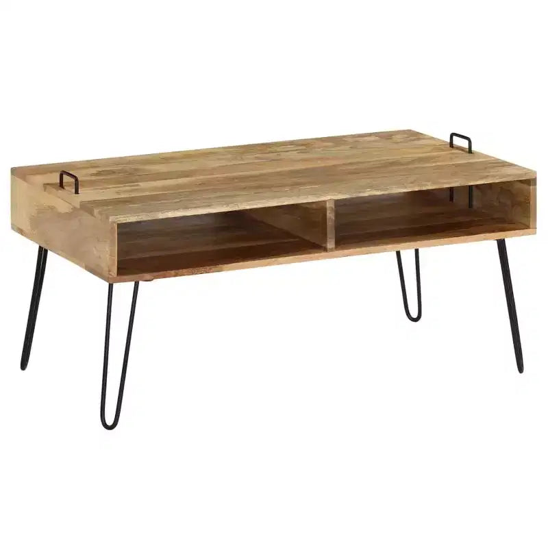 Table basse en bois de manguier massif 100x60x45 cm