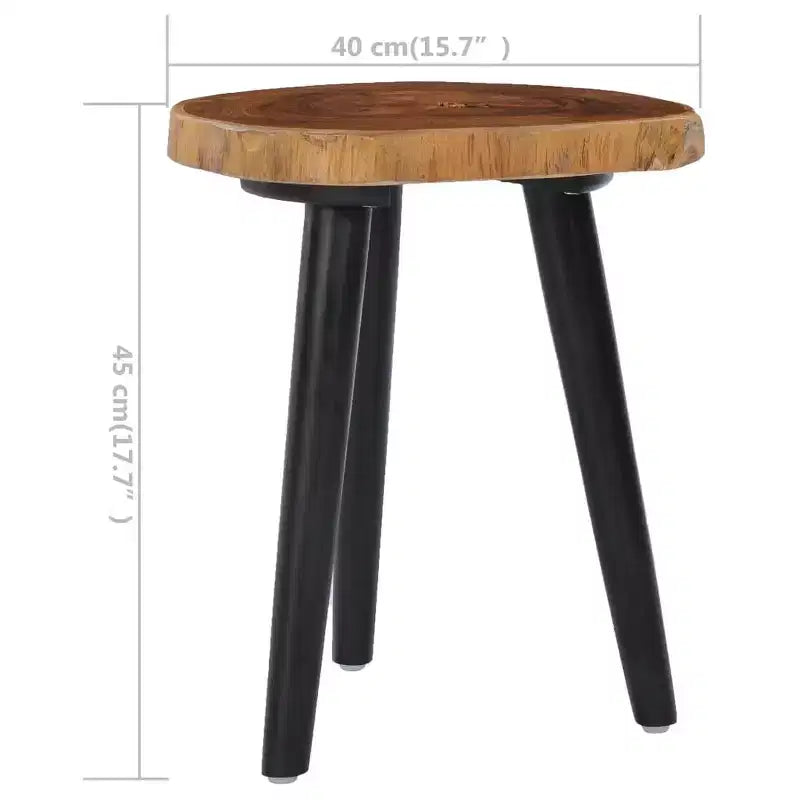 Table Basse 40x45 cm Teck Massif