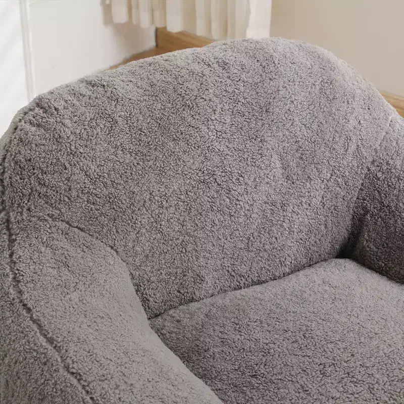 Fauteuil poire surdimensionné Fauteuil de sol confortable avec accoudoir et remplissage en mousse à mémoire de forme pour le salon et la chambre à coucher