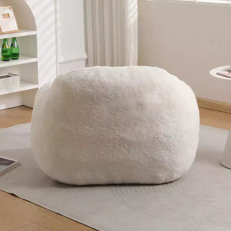 Fauteuil poire surdimensionné Fauteuil de sol confortable avec accoudoir et remplissage en mousse à mémoire de forme pour le salon et la chambre à coucher