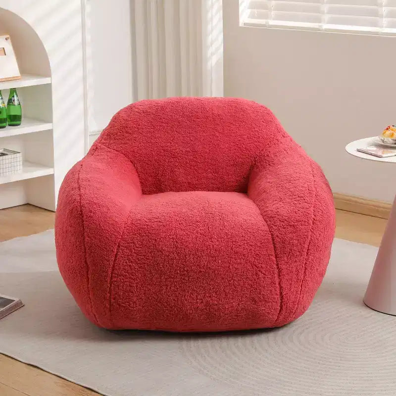 Fauteuil poire surdimensionné Fauteuil de sol confortable avec accoudoir et remplissage en mousse à mémoire de forme pour le salon et la chambre à coucher