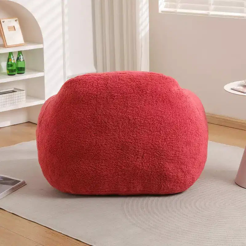 Fauteuil poire surdimensionné Fauteuil de sol confortable avec accoudoir et remplissage en mousse à mémoire de forme pour le salon et la chambre à coucher