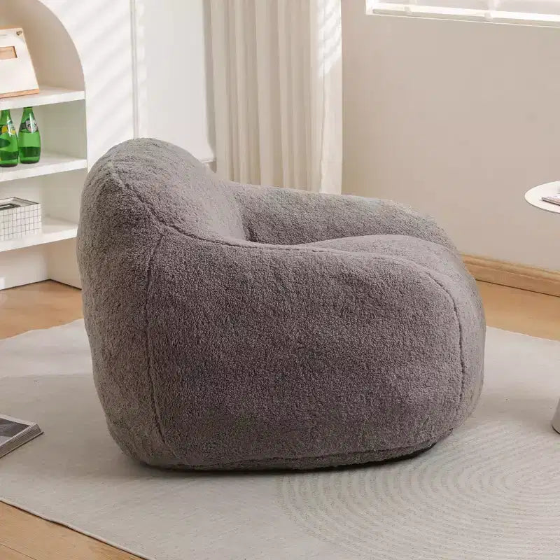 Fauteuil poire surdimensionné Fauteuil de sol confortable avec accoudoir et remplissage en mousse à mémoire de forme pour le salon et la chambre à coucher