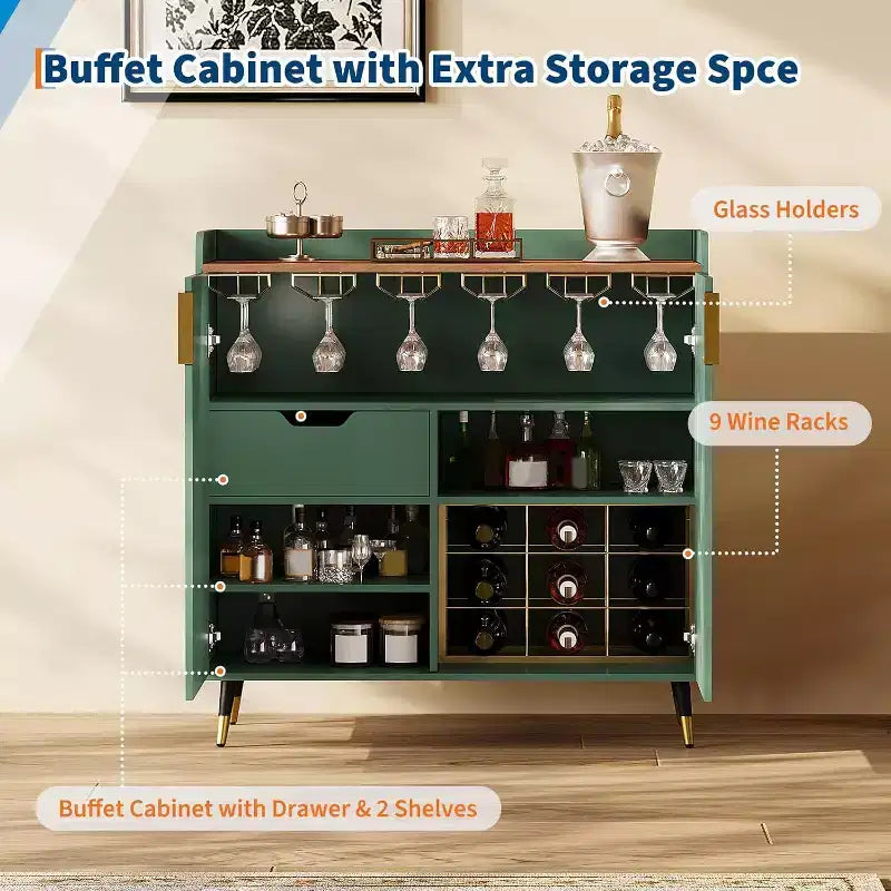 Caves à vin modernes, casiers à vin, armoires de rangement avec portes à persiennes et petits buffets pour salles à manger, salons ou cuisines.